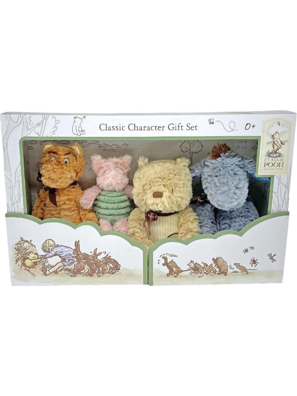 Adorable 4-Piece Winnie the Pooh Plush Set | Soft Stuffed Animals for Kids